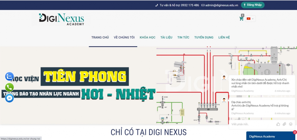 Đào tạo nghề Hơi Nhiệt ,đào tạo CNTT cho nhà quản lý